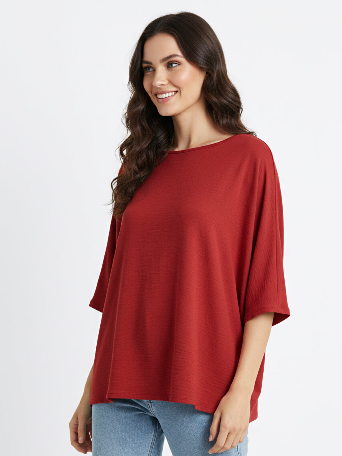 Polera Rina Murcielago Viscosa Cey