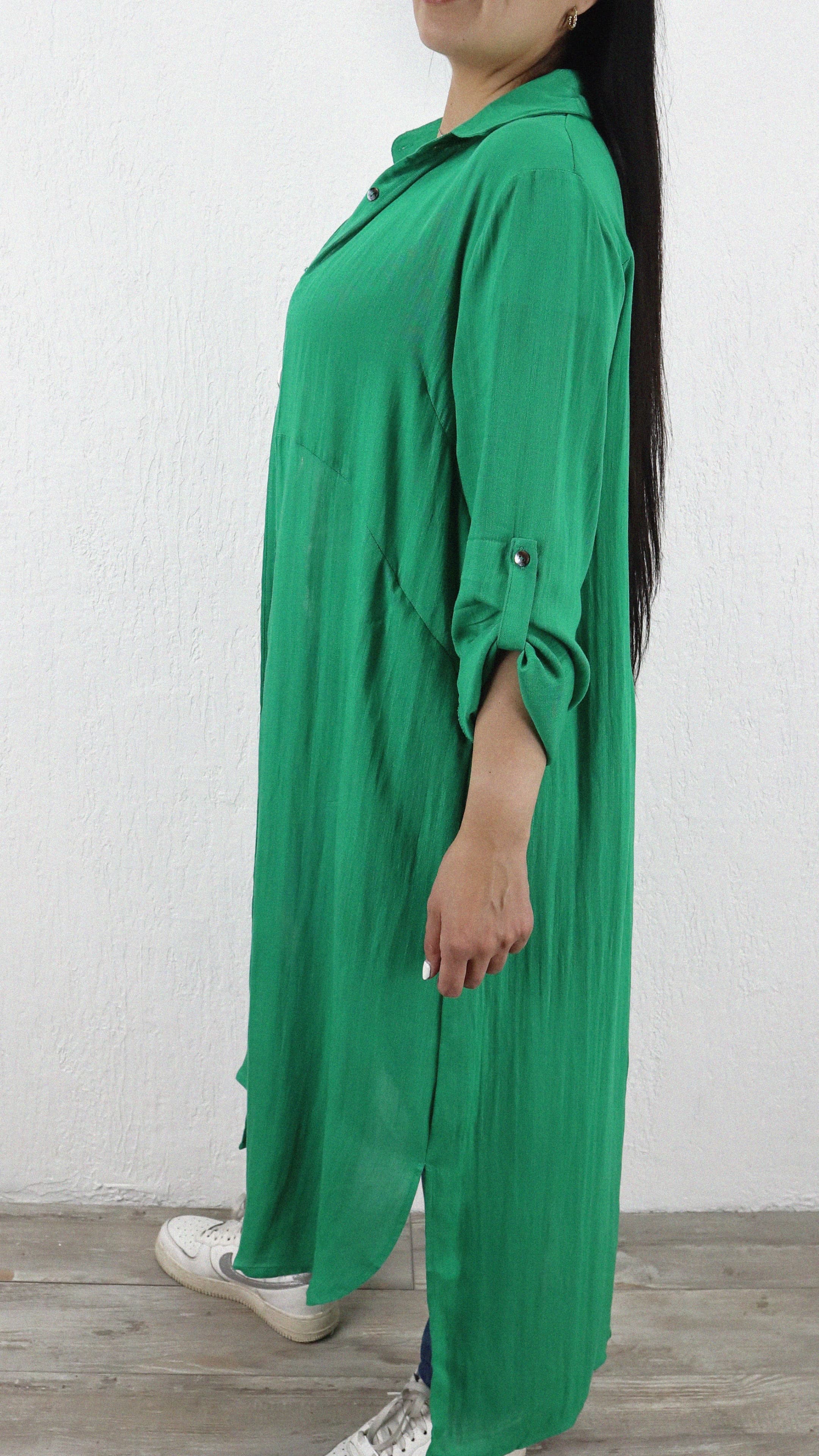 Bluson Largo Bolsillo Zoe Lino