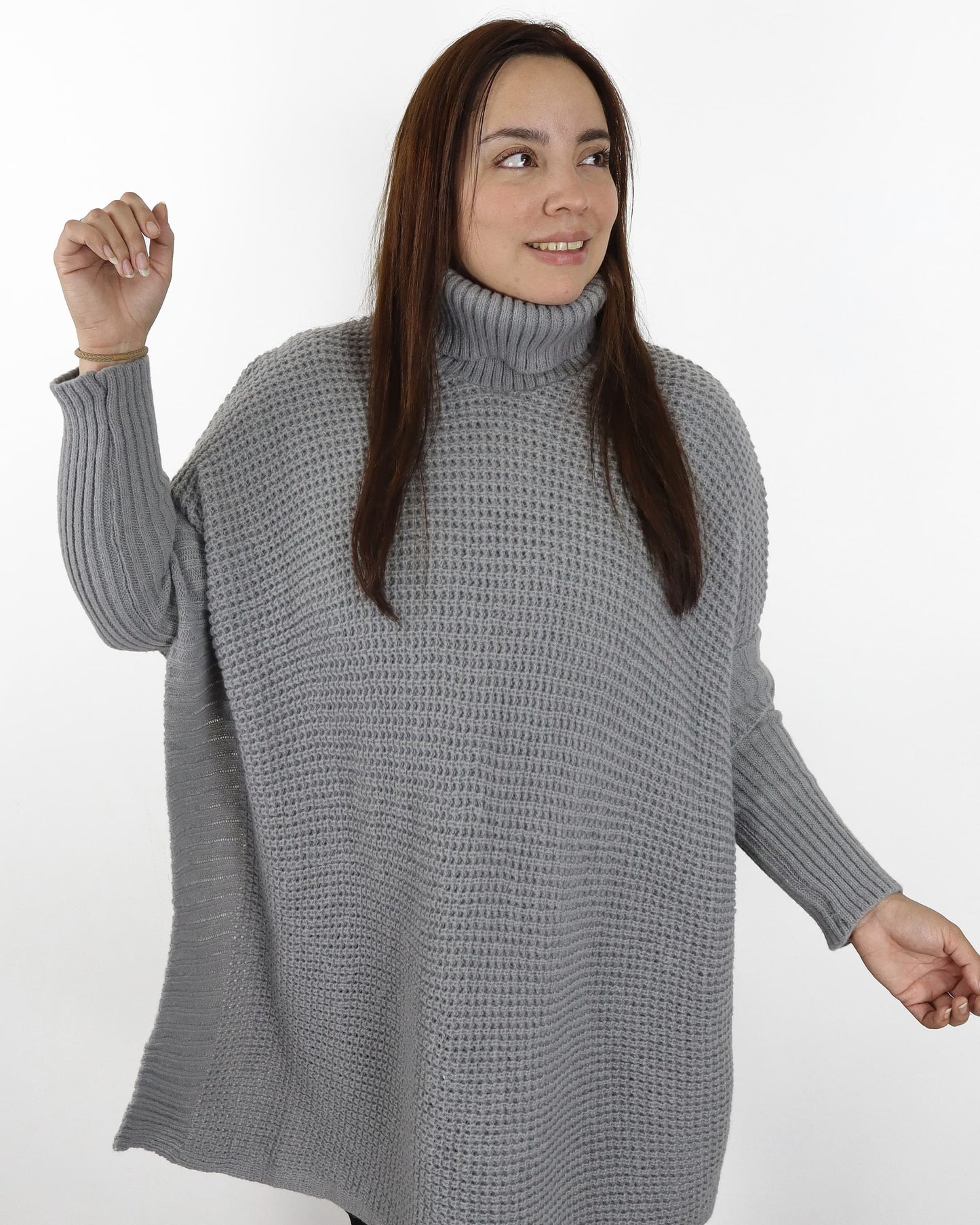 Sueter Poncho Erica Tejido