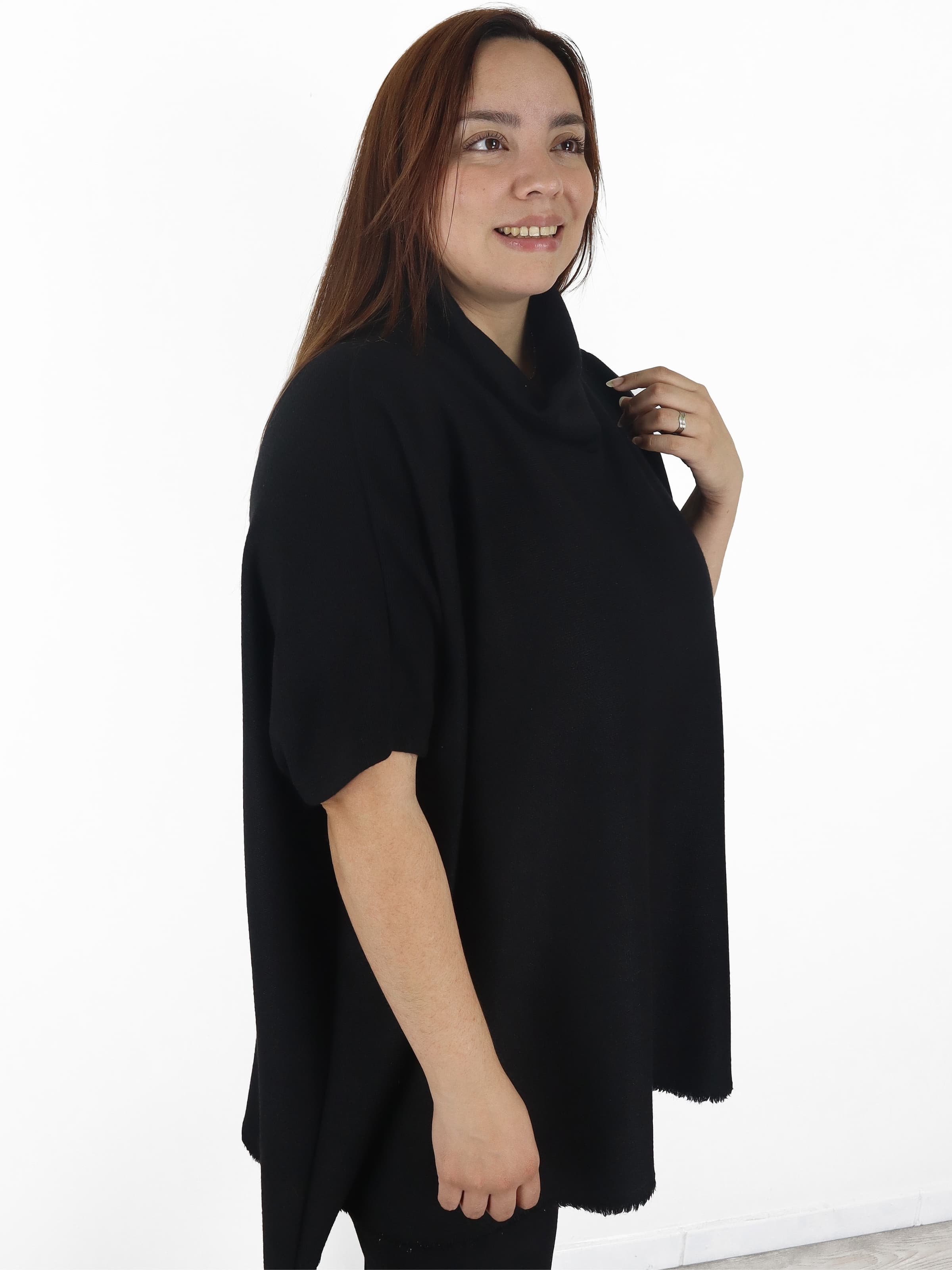 Sueter Poncho Extra Ancho Fay Lanilla