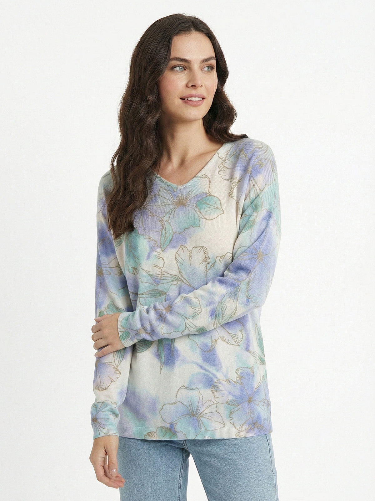 Sweater Vittoria Estampado Lanilla Spandex