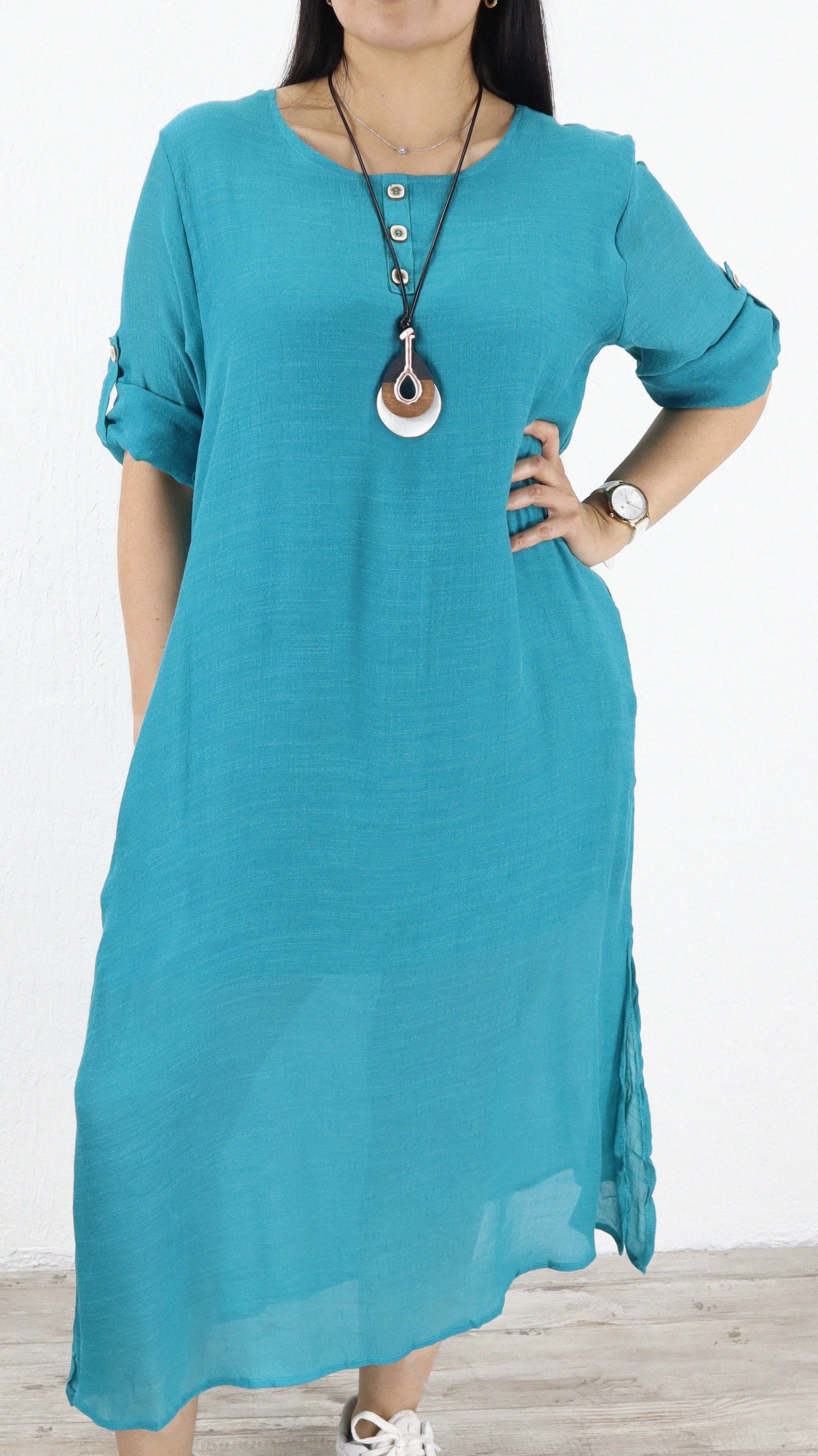 Vestido Giada Largo Doble Capa