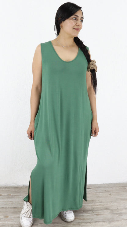 Vestido Ambra Sin Mangas Algodón