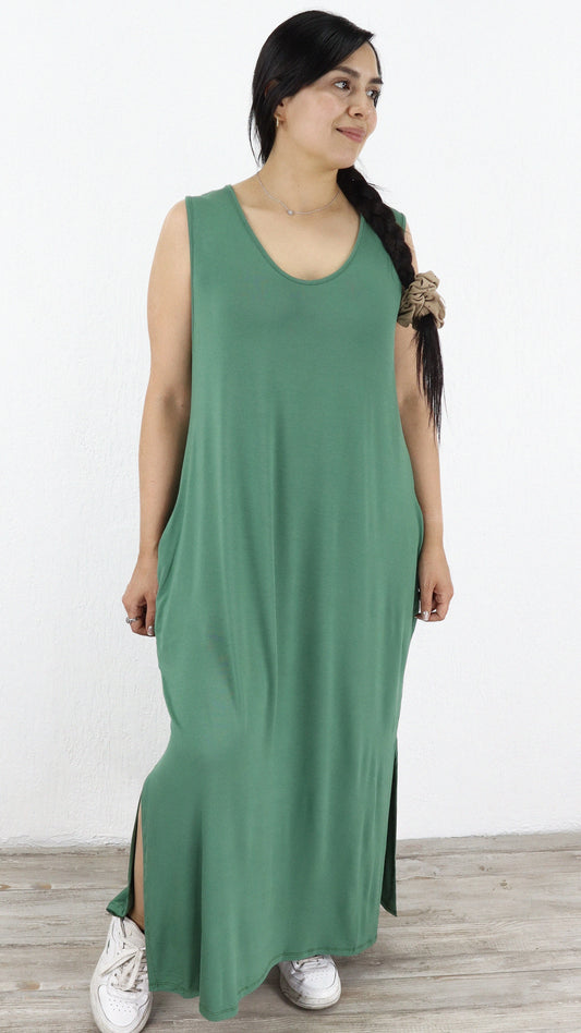 Vestido Ambra Sin Mangas Algodón