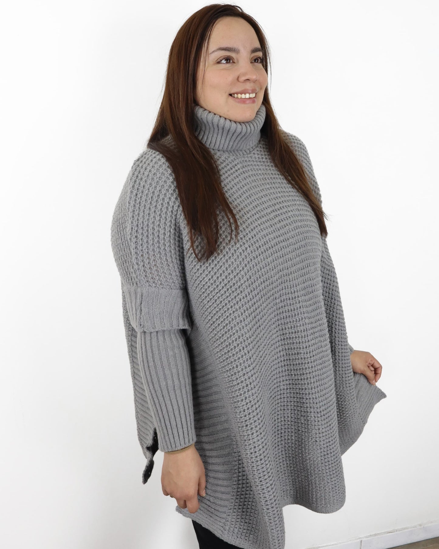 Sueter Poncho Erica Tejido