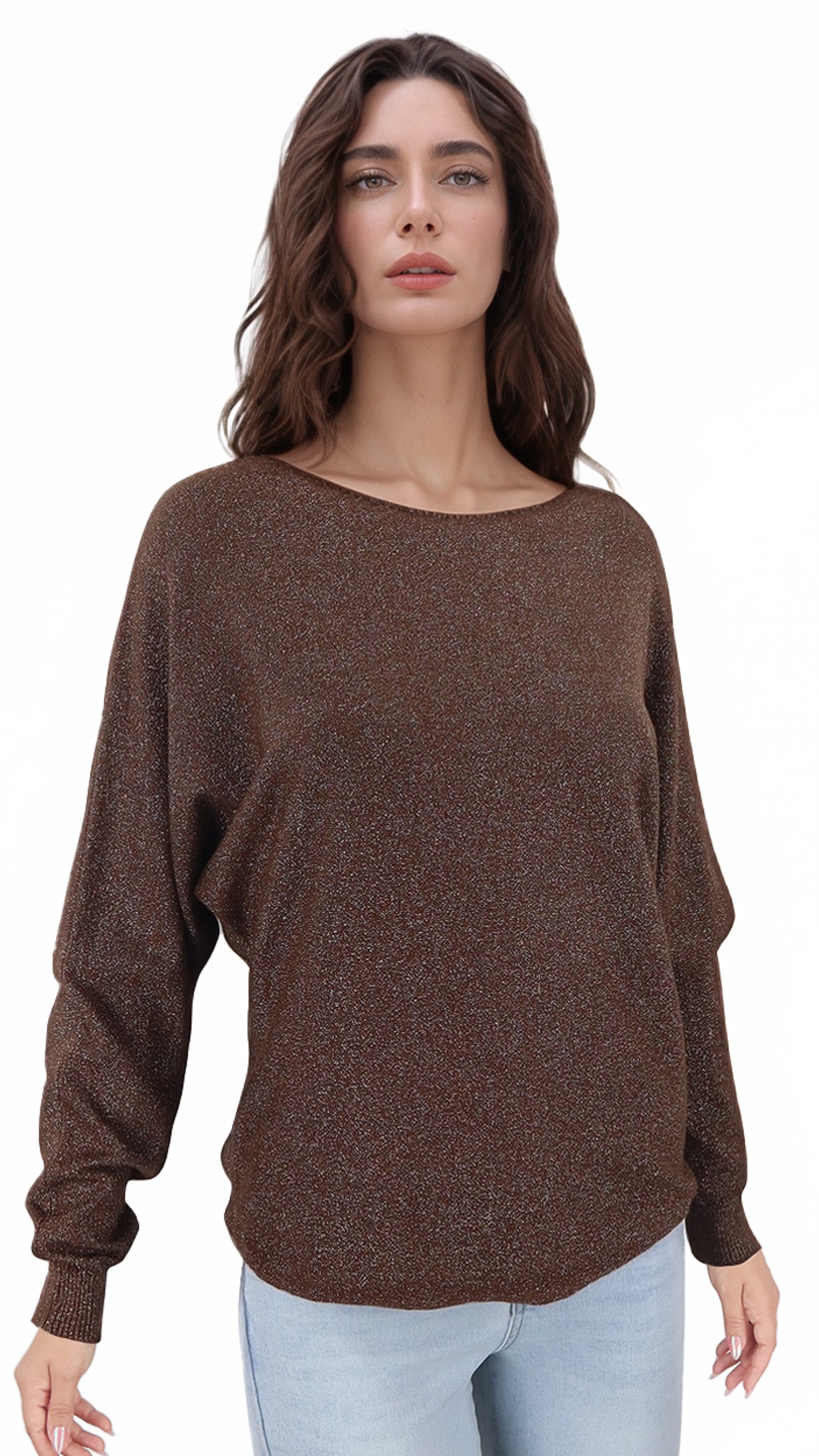 Polera Pia Murcielago Lanilla Brillos