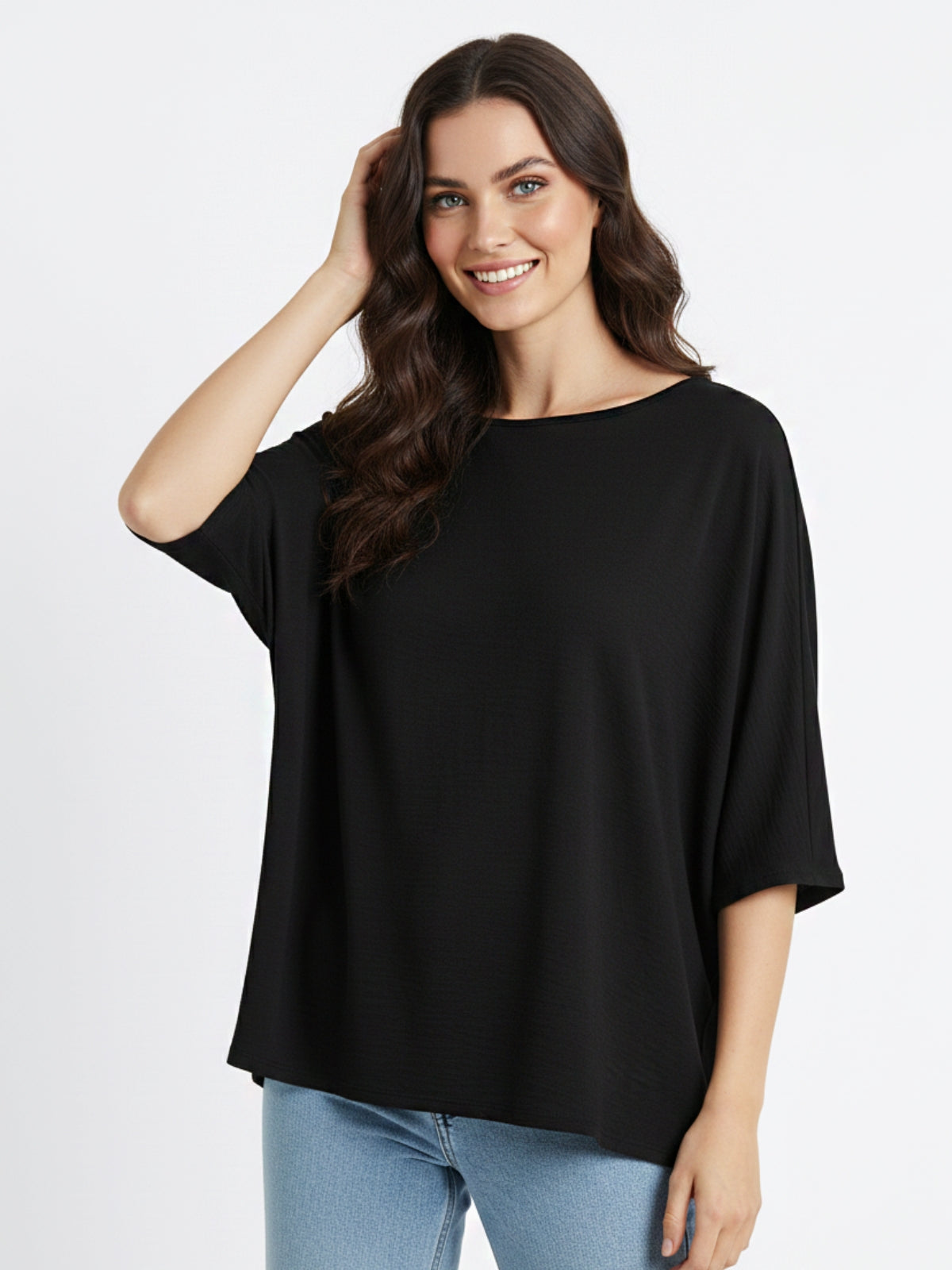 Polera Rina Murcielago Viscosa Cey