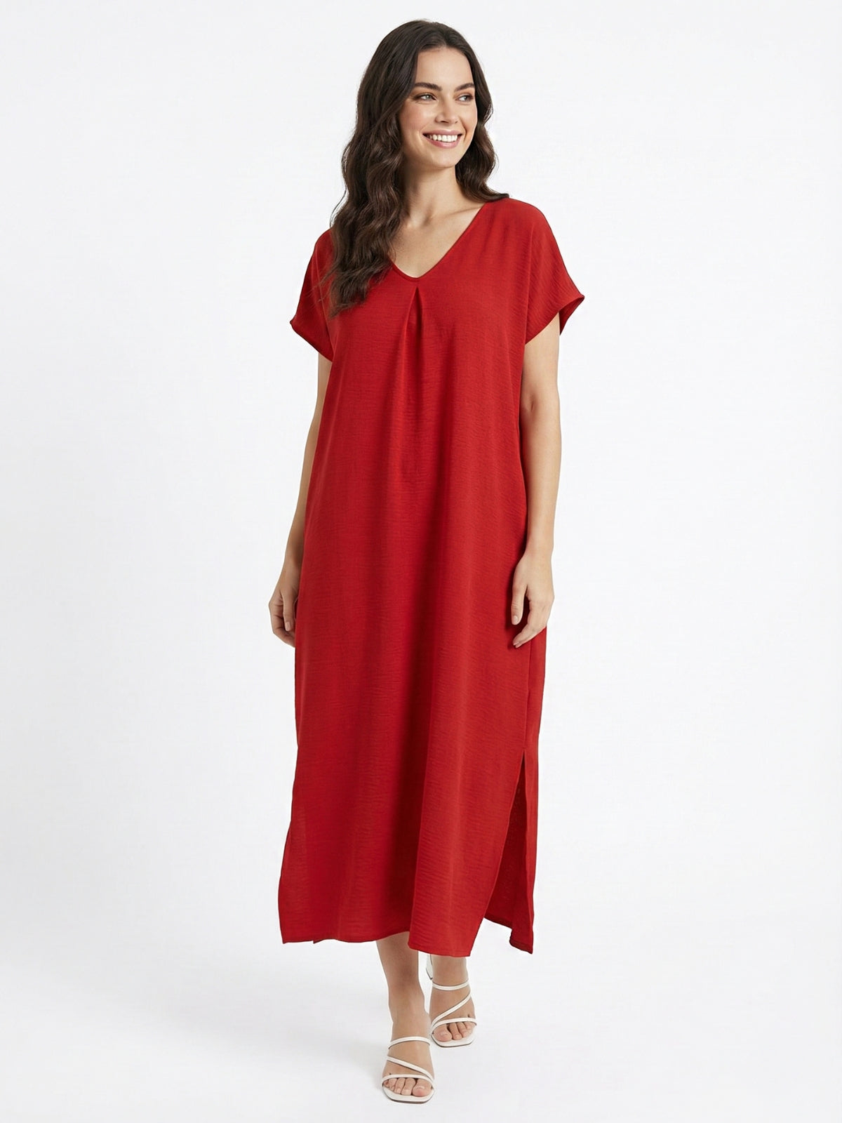 Vestido Bolsillos Chiara Viscosa Cey