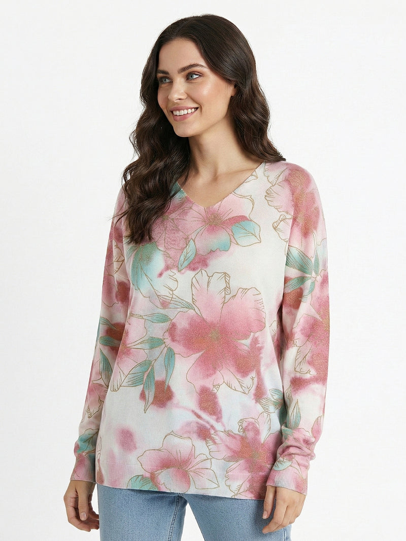 Sweater Vittoria Estampado Lanilla Spandex