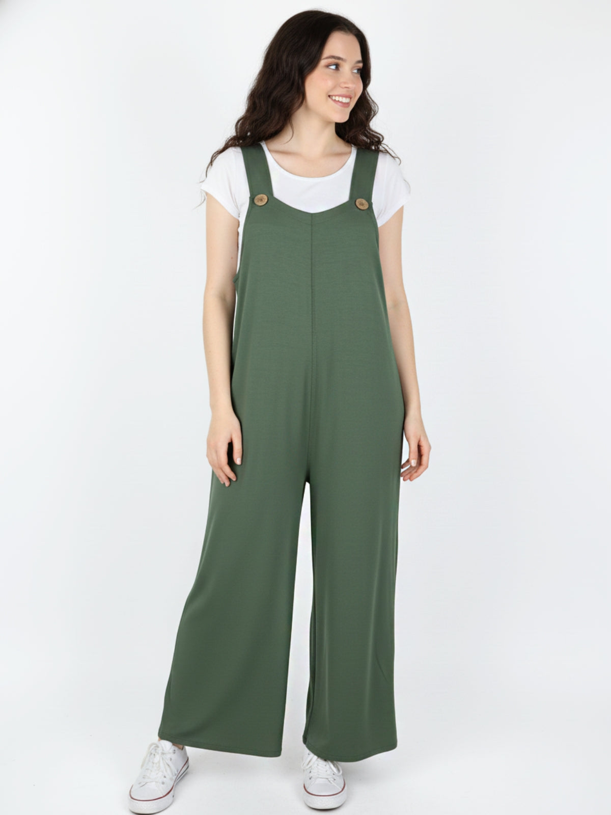 Jardinera Caeli Bolsillos Algodón