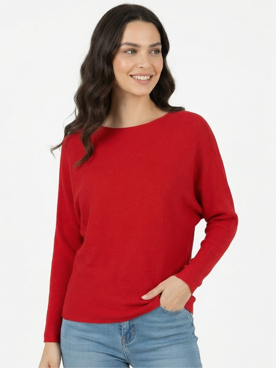 Polera Pia Murcielago Lanilla Elasticada