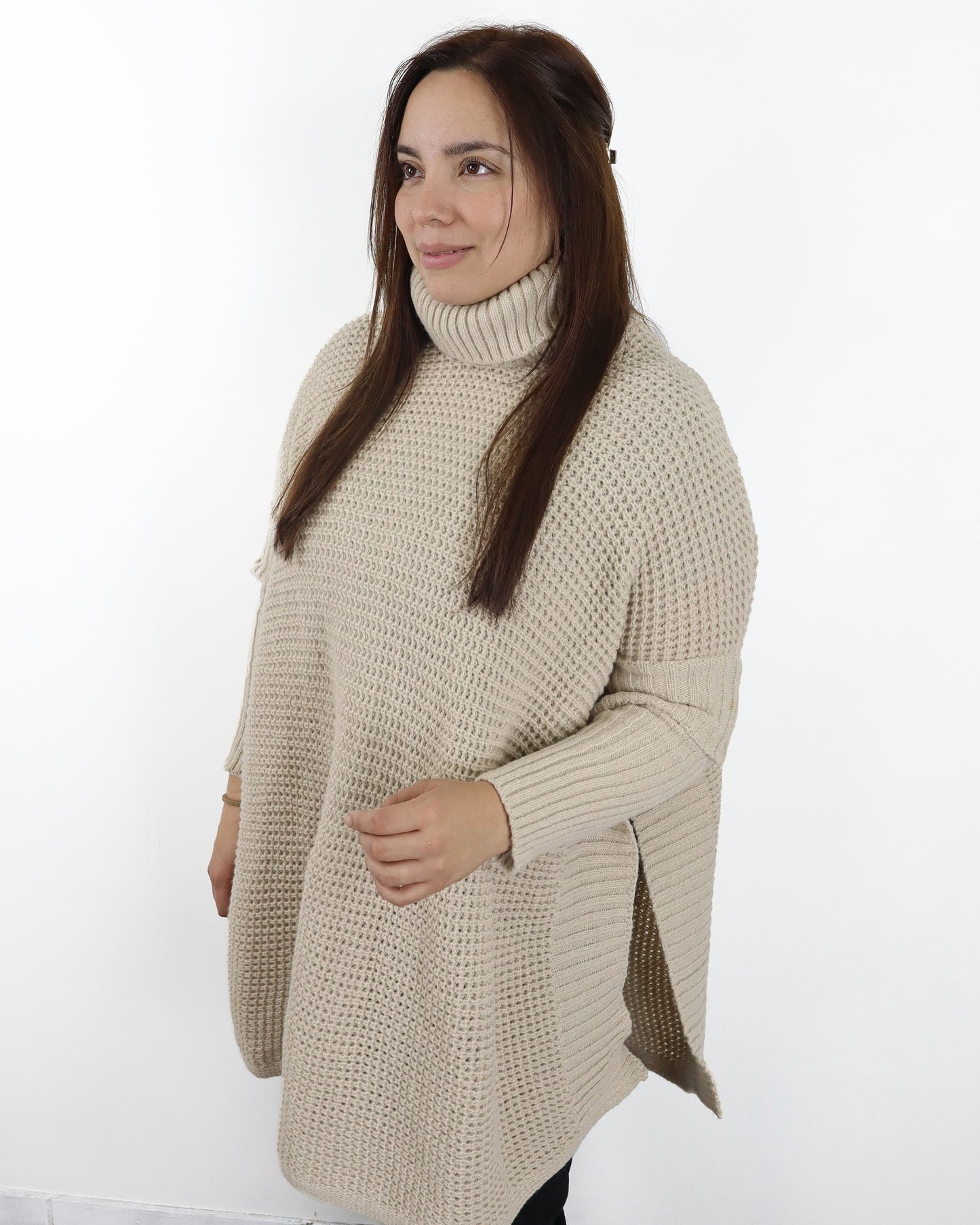 Sueter Poncho Erica Tejido