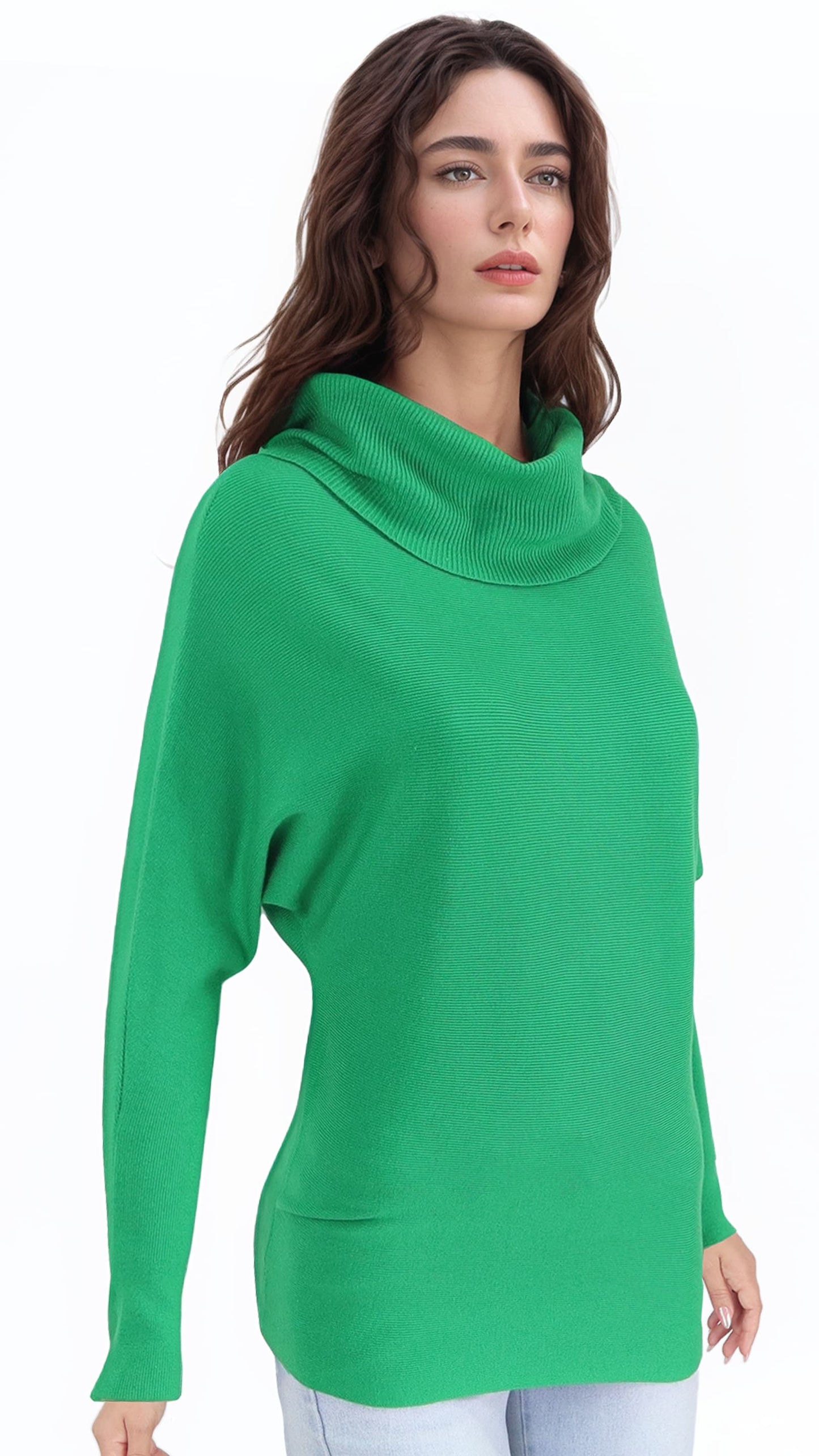 Polera Pia Murcielago Cuello Lanilla Elasticada