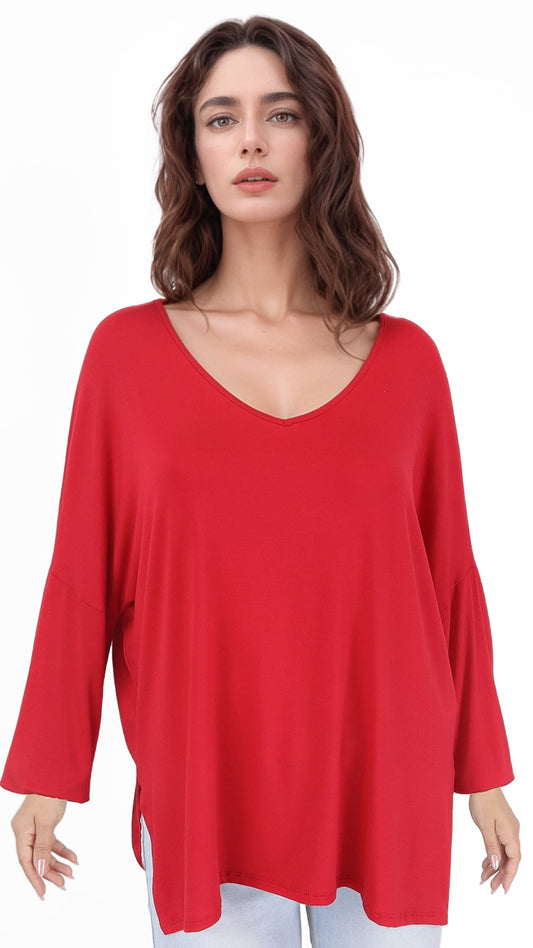 Polera Gia Manga Larga Algodón