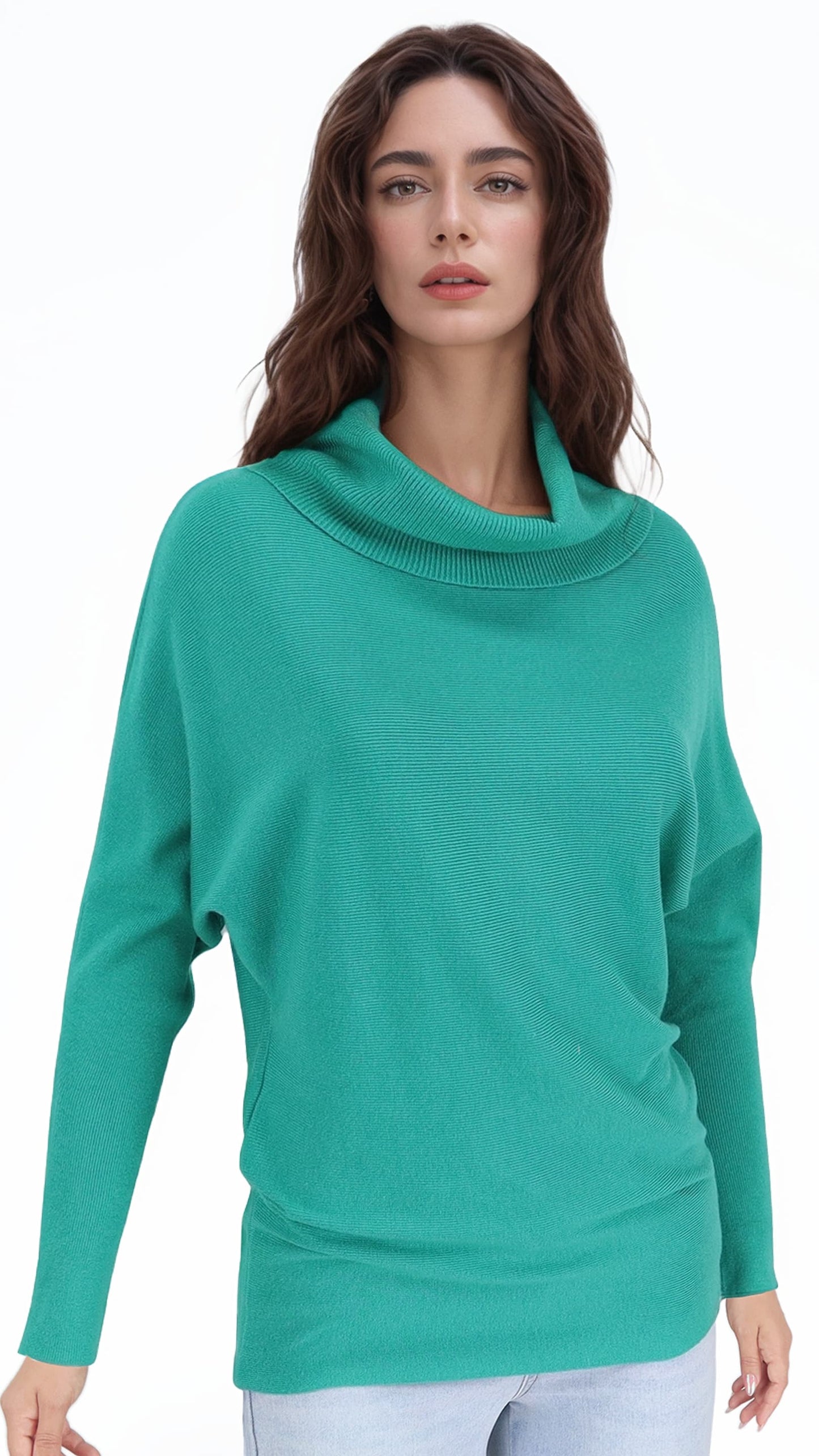 Polera Pia Murcielago Cuello Lanilla Elasticada
