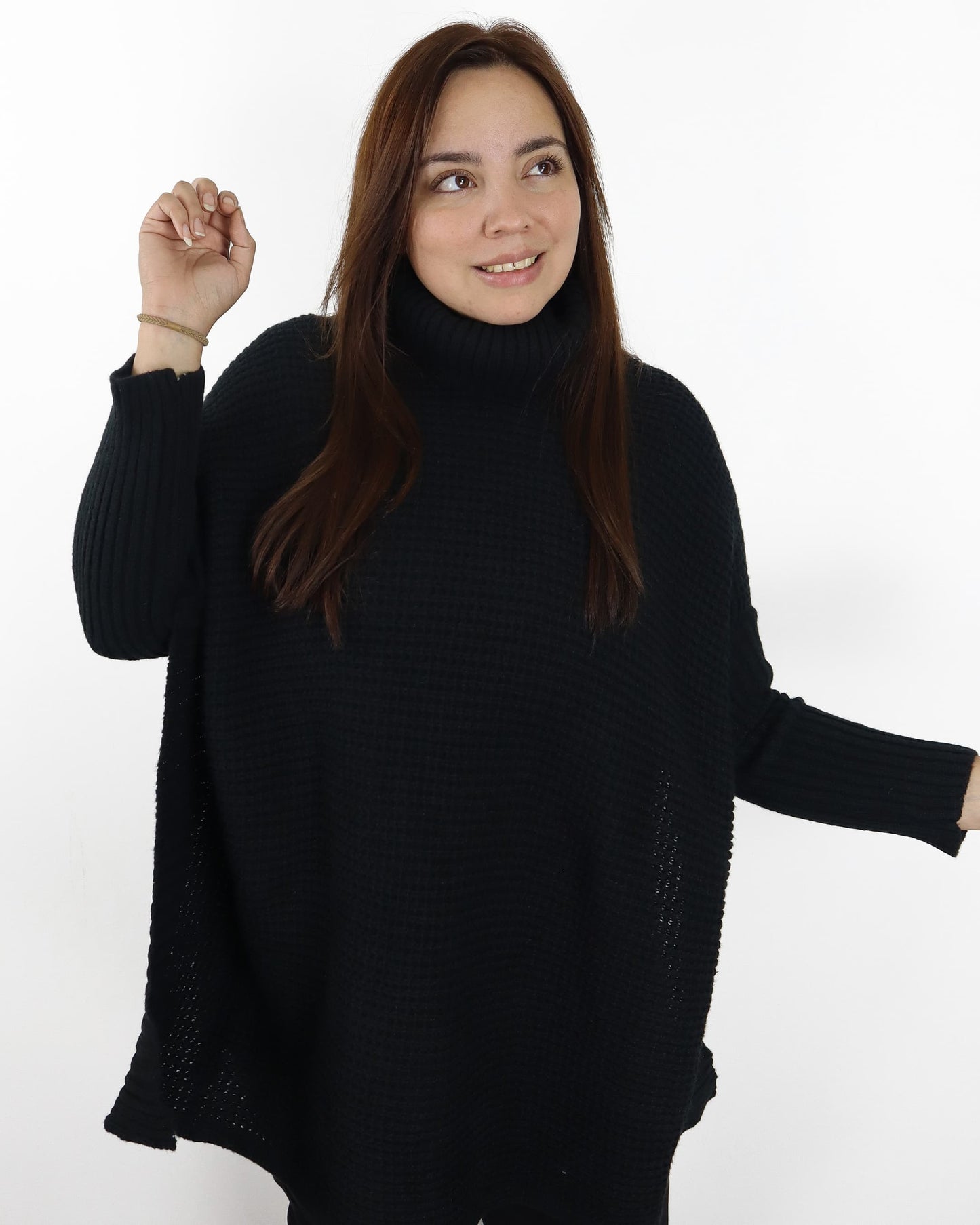 Sueter Poncho Erica Tejido