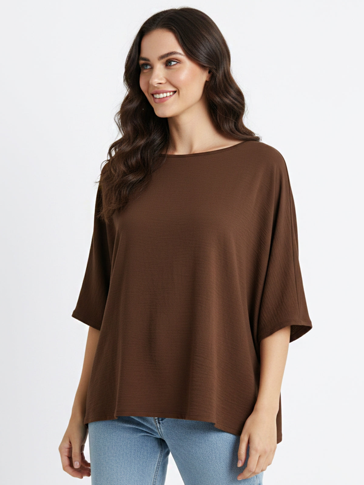 Polera Rina Murcielago Viscosa Cey