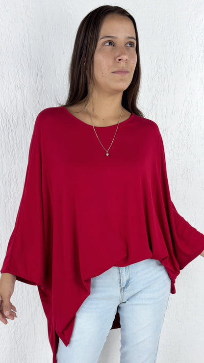Polera Greta Oversize Algodón